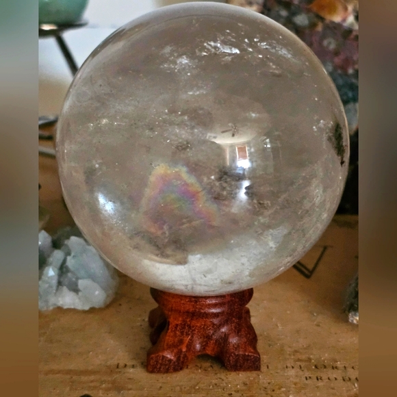 Other - Clear Quartz Crystal Sphere lg